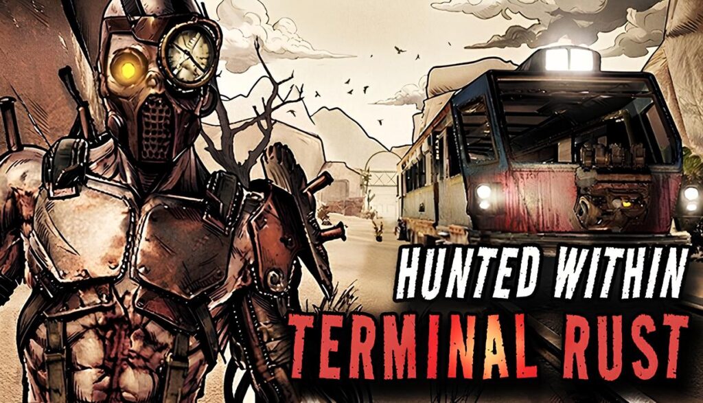 Hunted Within Terminal Rust Logo